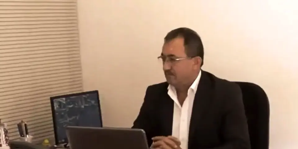 Ali Gavani, founder of Nicole Manufacturing, at his desk